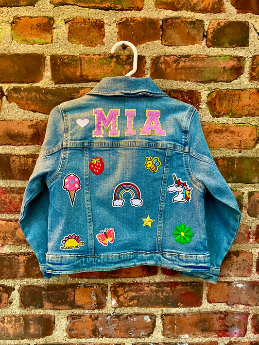 Jean Jacket with patches